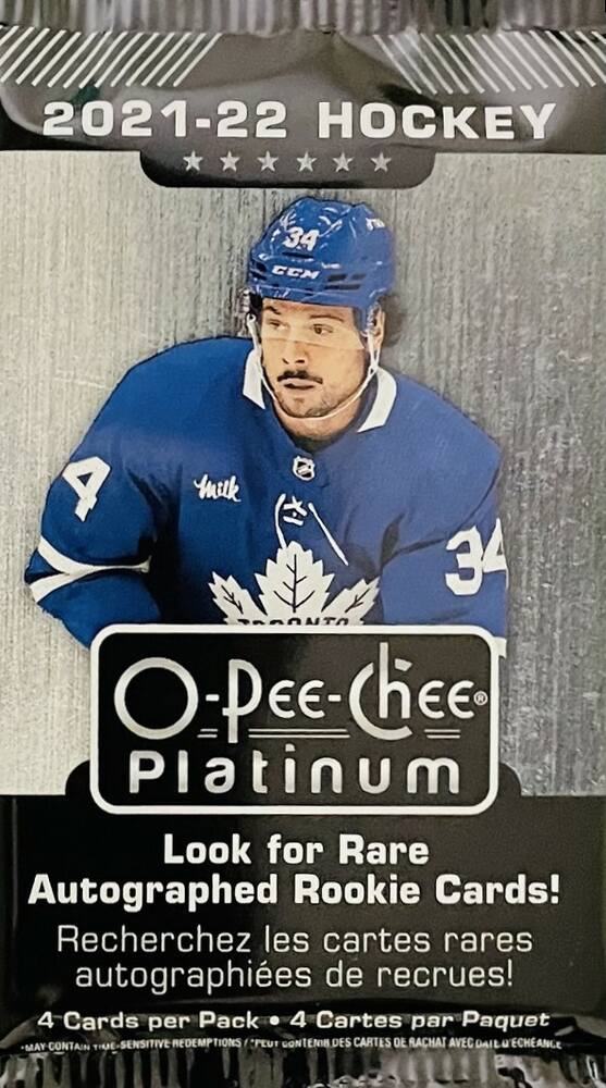 2021-22 Upper Deck O-Pee-Chee Platinum Hockey Blaster Pack